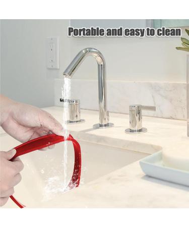 Haircut Bands Curved Silicone Hair Bands Washable Haircut Guide Band Adjustable Haircut Template Soft Comfortable Hair Trimming Guide Hair Cutting Tools for Home Haircuts Beauty Salon Red - Buy Online on GoSupps.com