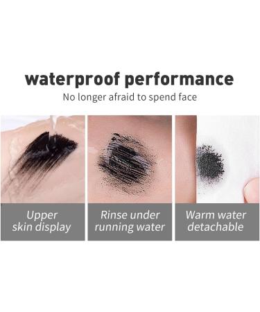 Mascara Lengthening Waterproof Long Lasting Silky Lash Eyelashes Extension Non-Smudged Sweatproof Non-Caking Eye Make Up Lasts All Day Long - Buy Online on GoSupps.com