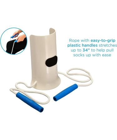 NOVA Sock & Compression Stocking Aid with Adjustable Pull Up Handles - Easy to Use - Buy Online on GoSupps.com