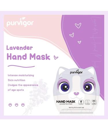 3-Pack Lavender Hand Mask for Dry, Cracked Hands - Moisturizing Gloves with Vitamins & Plant Extracts - Remove Dead Skin & Hydrate Rough Hands - Buy Online on GoSupps.com