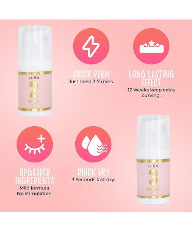 LLBA Lash Lift Kit - Professional & Home Use | Long-Lasting Semi-Permanent Curling | Upgraded Ingredients for Hygienic & Easy Cleaning - Buy Online on GoSupps.com