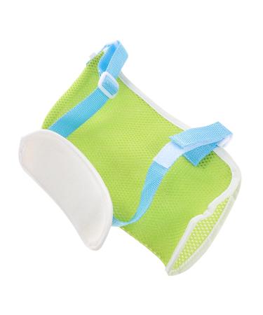 GLEAVI Padiatric Sling Brace Arm Strap Spica Broken Wrist Shoulder and Neck Net Arm Support Sling S Green