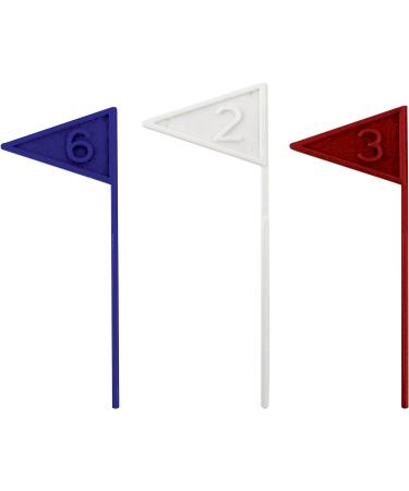 PME GS010 Golf Decorations/Plastic Figures 13-Pieces Green/Red/Blue/White/Black 17 x 12.1 x 3.6 cm 1 Green/Red/Blue/White/Black - Buy Online on GoSupps.com