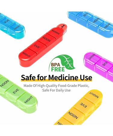 Daviky 4-Times-a-Day Monthly Pill Organizer | 30 Day Pill Box for Daily Medication | One Month Pill Case and Container - Buy Online on GoSupps.com