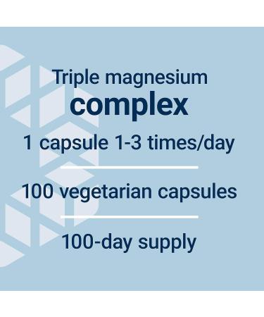 Life Extension Magnesium Caps 500 mg Magnesium Oxide Citrate Succinate Heart Health Healthy Bones Metabolism Support 100 Vegetarian Capsules (Pack of 2) - Buy Online on GoSupps.com