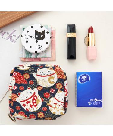 Women's Large Capacity Menstruation Bag | Tampon Storage Pocket & Cosmetic Organizer - Buy Online on GoSupps.com