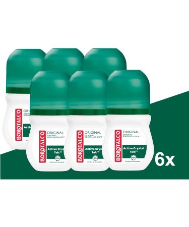  Borotalco Borotalco Original roll-on deodorant 6 x 50 ml - Buy Online on GoSupps.com