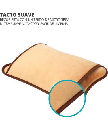 TM Electron Vulcano Hot Bottle - Rechargeable in 15 Min 2-Hour Use Ergonomic Design & Soft Microfiber Cover for Muscle Relief | International Shipping Available - Buy Online on GoSupps.com