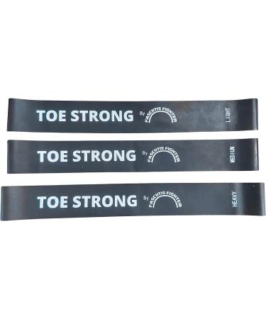 Toe Strong Loop Resistance Bands for Foot, Toe, and Ankle Exercise - Buy Online on GoSupps.com