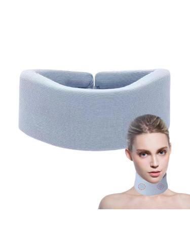 Cervical Neck Brace Adjustable Neck Collar Comfortable and Breathable | Neck Brace for Sleeping Cervical Neck Pillow Relieves Pressure in Spine for Work Travel