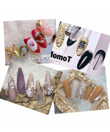 10Pcs Magnetic Nail Stand for Fake Acrylic Nails - Nail Display Practice Stands for Salon and Home DIY - Buy Online on GoSupps.com