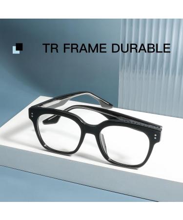 Buy Cyxus Blue Light Filter Glasses for Men & Women - Fashionable Computer & Gaming Safety Glasses - Model 8556 Black - Buy Online on GoSupps.com