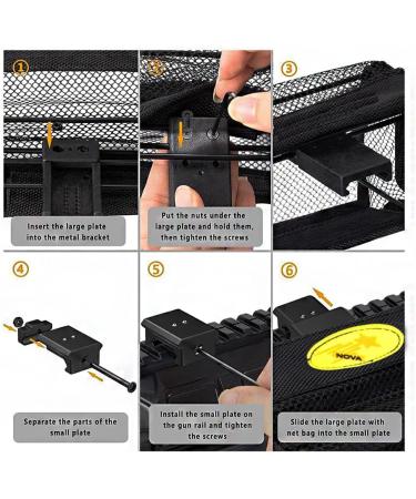 NOVA Brass Catcher with Picatinny Rail Mount and Heat Resistant Mesh - Shell Catcher for Reloaders - Buy Online on GoSupps.com