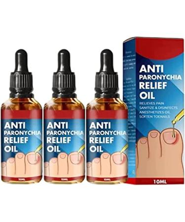 ToenailPlus Lot de 3 huiles de soulagement anti-paronychia allemande pour ongles d'orteils incarn s orteils et ongles des doigts pour ongles pais endommag s et d color s