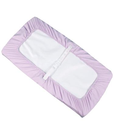 CaSaJa Diaper Changing Pad Cover for Baby Girls Set of 3  Snug Fit 4-Sided Contoured Changing Table Pad 16x31 16x32  Fitted Change Pad Sheet Gray Purple Pink  100% Silky Soft Breathable Microfiber Light Grey & Light Purple & Pink Pack of 3 - Buy Online on GoSupps.com