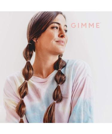 Gimme Beauty Elastic Stacks - Peel Apart Rubber Bands for Hair - Non-Slip Hair Ties - Clear (320 Count) - Buy Online on GoSupps.com