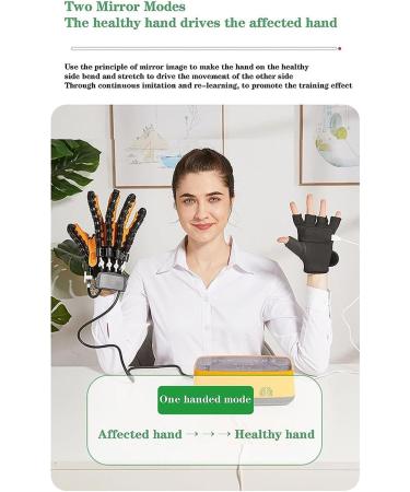 Rehabilitation Robot Gloves Finger Orthosis Two Hands Can Exercise At The Same Time rehabilitation Glove for Hemiplegia and Stroke Arthritis Patients(Size:M Color:Orange) Medium Orange - Buy Online on GoSupps.com