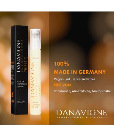Danavigne Triple Power Vitamin C Serum Roll-On | Anti-Aging Skincare for Men & Women | Made in Germany - Boost Radiance & Reduce Fine Lines - Buy Online on GoSupps.com