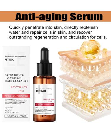 Retinol Serum Anti-aging Serum Hydrating Retinol Night Serum for Wrinkles & Dark Spots Anti Wrinkle Serum for Face Skin Care Retinol Facial Serum for Lighten Fine Line Lifting Skin - Buy Online on GoSupps.com