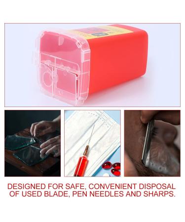 Beaupretty Waste Blade Disposal Box - Metal Container for Sharp Trash Medical & Household Use | Safe & Efficient Disposal - Buy Online on GoSupps.com