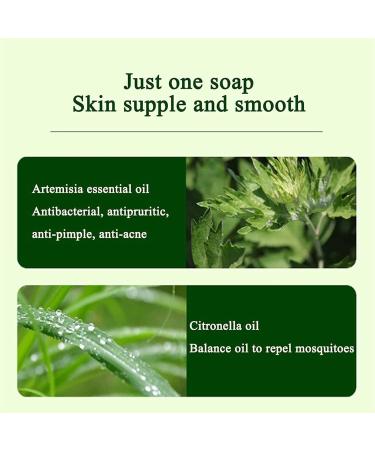 Natural Citronella Soap Bar - Mosquito Repellent for Travel & Camping (3PCS) - Buy Online on GoSupps.com