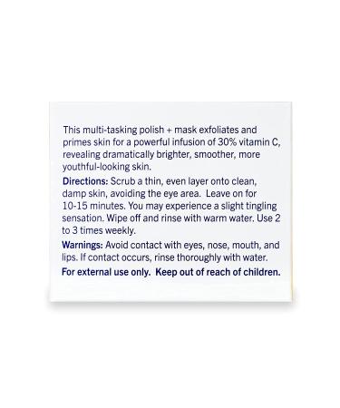 Obagi C Microdermabrasion Polish + Mask 2.8 oz | Glow Boosting Exfoliator with 30% Vitamin C - Buy Online on GoSupps.com