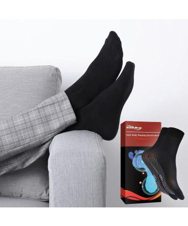 Self-Heating Thermal Socks with Tourmaline Technology for Slimming & Health Benefits - Buy Online on GoSupps.com