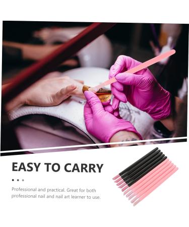 minkissy 2 Sets Nail Quartz Pen Manicure Nail Finger File Glass Nail Grinding File Nail File Cuticle Remover Nail Boards Nail Buffering File Manicure Files Pp Frosted Crystal - Buy Online on GoSupps.com