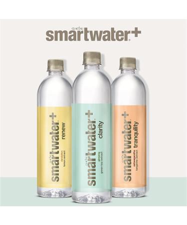Smartwater+ Flavored Drinking Water Variety Pack - Renew Clarity Tranquility | Zero Sugar Electrolytes - 23.7 Fl Oz Bottles (12 Pack) - Buy Online on GoSupps.com