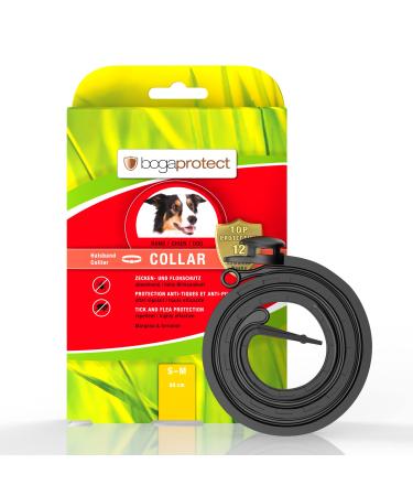 Bogaprotect Collar - Flea and tick collar for dogs of natural tick protection up to 12 weeks Ticked flea protection 100% natural ingredients S -M (60cm) UBO0360 - Buy Online on GoSupps.com