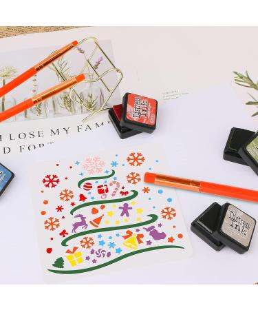 Yoseng Detailed Ink Blending Brushes (15 pcs) for Intricate Stencils & Small Details - Art Blending Tool for Card Making (5 Colors) - Buy Online on GoSupps.com