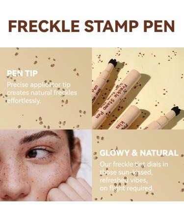 06 Freckle Pen liquid natural freckles pen waterproof liquid freckles makeup fake freckle stamping pen lifelike fakes 03Chestnut - Buy Online on GoSupps.com