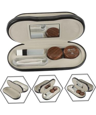 GLEAVI Dual-use Glasses Case - 4 Sets Color Mirror Box PU Leather - 15.8x7.4cm - Stylish & Durable for Eyewear International Shipping - Buy Online on GoSupps.com