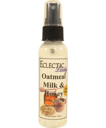 Oatmeal Milk And Honey Body Spray (Double Strength) 2 ounces Body Mist for Women with Clean Light & Gentle Fragrance Long Lasting Perfume with Comforting Scent for Men & Women Cologne with Soft 2 Fluid Ounces (Double Strength)