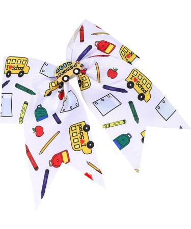 Hair Bows Clips Cartoon Hair Barrettes for Back to School | Cute Decorative Hair Clips Hair Accessories for Daily Life Travel School - Buy Online on GoSupps.com