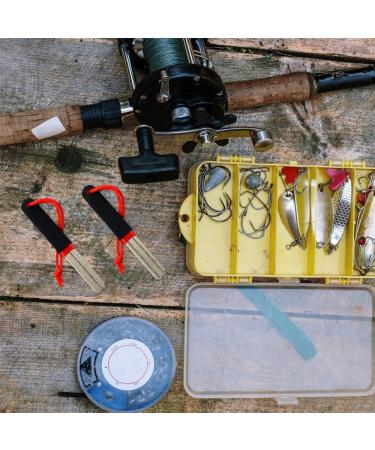 Premium 2-Piece Diamond Fishing Hook Sparkers | Double-Sided Fine File 180/400 Grit | Portable Tool for Saltwater Freshwater & Ice Fishing - Buy Online on GoSupps.com