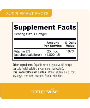 NatureWise Vitamin D3 1000iu and Vitamin B Complex for Cellular Energy Mental Clarity Immune & Muscle Support - 360 Count - Buy Online on GoSupps.com