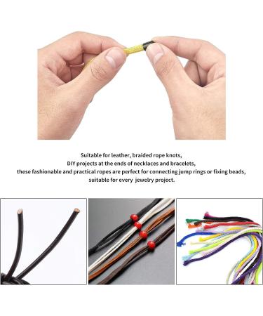 UNICRAFTALE 24pcs Stainless Steel Cord End Caps for Jewelry Making - 6mm Inner Dia - 4 Colors - Buy Online on GoSupps.com