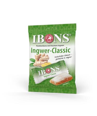 IBONS Chewing Candy 92 g (Ginger Classic) Ginger Classic 92 g (1 pack) - Buy Online on GoSupps.com