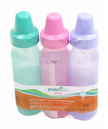 Evenflo 8 oz Classic Light Tint Nurser - 3 Pack - Buy Online on GoSupps.com