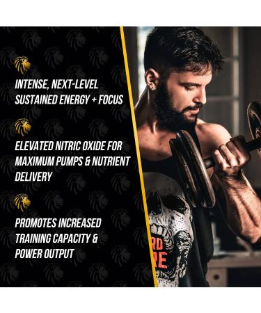 Alpha Lion Superhuman Extreme Pre-Workout Formula - Intense Energy, Focus, and Pumps - Grapezilla (21 Servings) - Buy Online on GoSupps.com