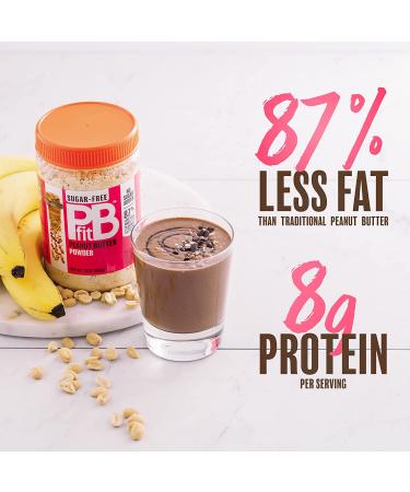 BetterBody Foods PBfit Sugar-Free Peanut Butter Powder with Erythritol and Monk Fruit - 368g (13 Ounces) - Buy Online on GoSupps.com