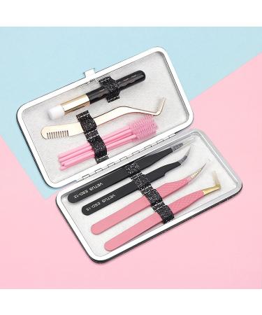 FOMIYES Box Tweezers Storage Bag Eyelash Tweezers Box Eyelash Tweezers Holder Storage Container Tweezers for Black 15.5x8cm Centimeter 15.5x8cm Black - Buy Online on GoSupps.com
