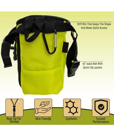 Rock Climbing Chalk Bag Bundle with Brush and Balls - Canvas Bucket for Bouldering and Mountain Climbing - Buy Online on GoSupps.com