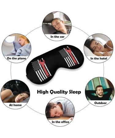 Wrench American Flag Sleep Mask - Adjustable Eye Cover for Sleeping, Blocking Light - Ideal for Travel, Nap - Men & Women - Buy Online on GoSupps.com