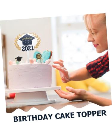 MERRYHAPY 7pcs 2021 Graduation Season Card Cupcake Ornaments 2021 Graduation Cupcake Topper Cupcake Toppers Graduation Party Decorations Cake Decorating Student Acrylic Photo - Buy Online on GoSupps.com