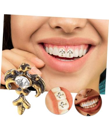 COLLBATH 3pcs Retro Vintage Decor Retro Decor Teeth Grills European and American Clothing - Buy Online on GoSupps.com