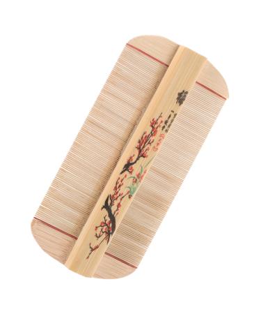 Peigne Dents Fines Bambou Double Face Pour Toilette Animaux Peigne Anti-poux Dens ment Serr Pour Chiens Et Chats Soin Doux Du Chevelu Conception Traditionnelle