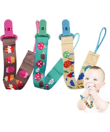 Lingjiong Baby Pacifier Clips | Soft Bite Rings for Babies Toddlers & Kids - Durable Pacifier Straps & Toy Clips - International Shipping Available - Buy Online on GoSupps.com