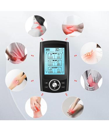 Anykuu 3-in-1 EMS Device | Electro Stimulation Pain Relief Muscle Massage & Therapy | 10 Electrode Pads & 36 Modes - Buy Online on GoSupps.com